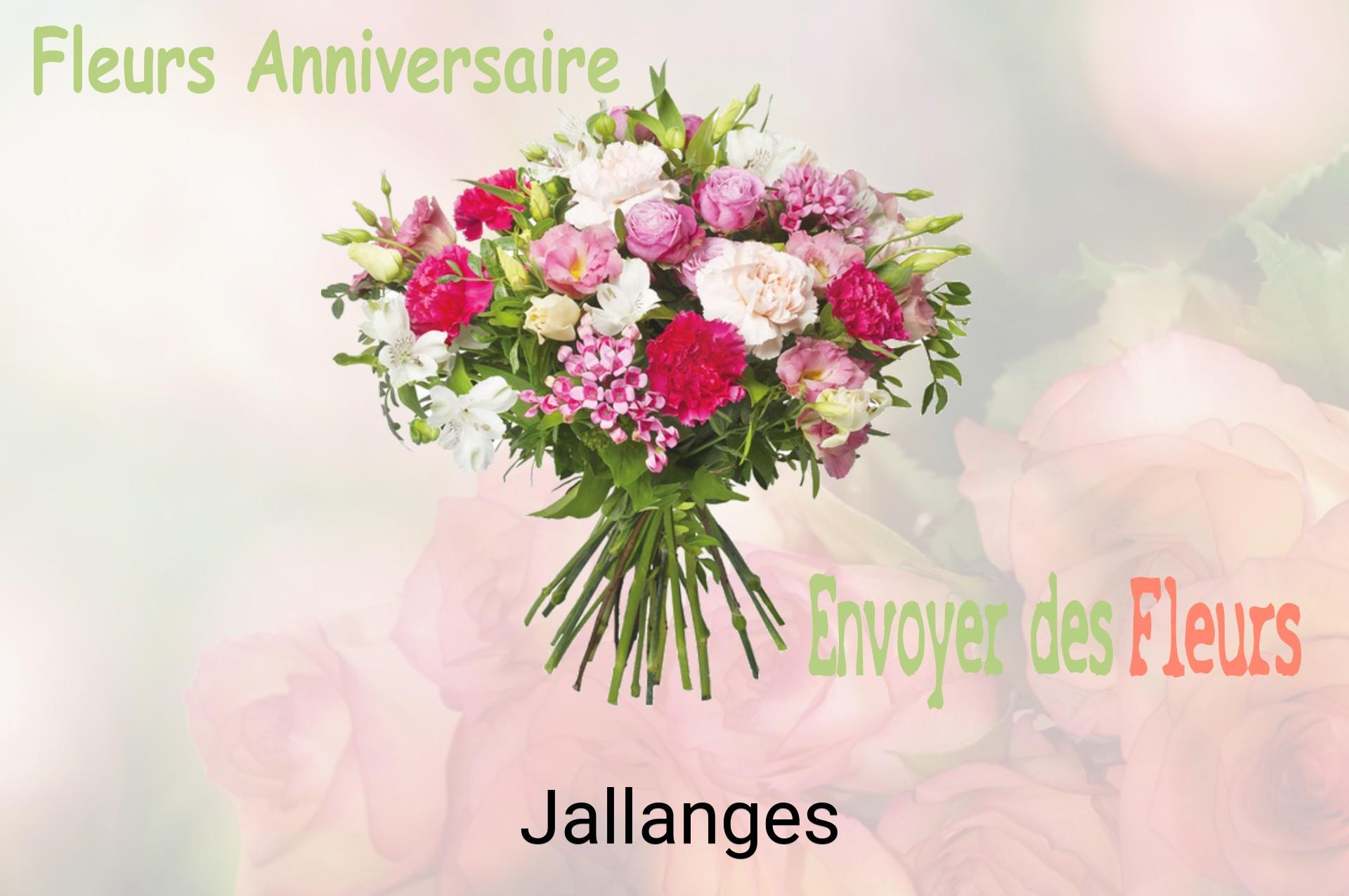 Bouquet de fleurs d’anniversaire livré à Jallanges