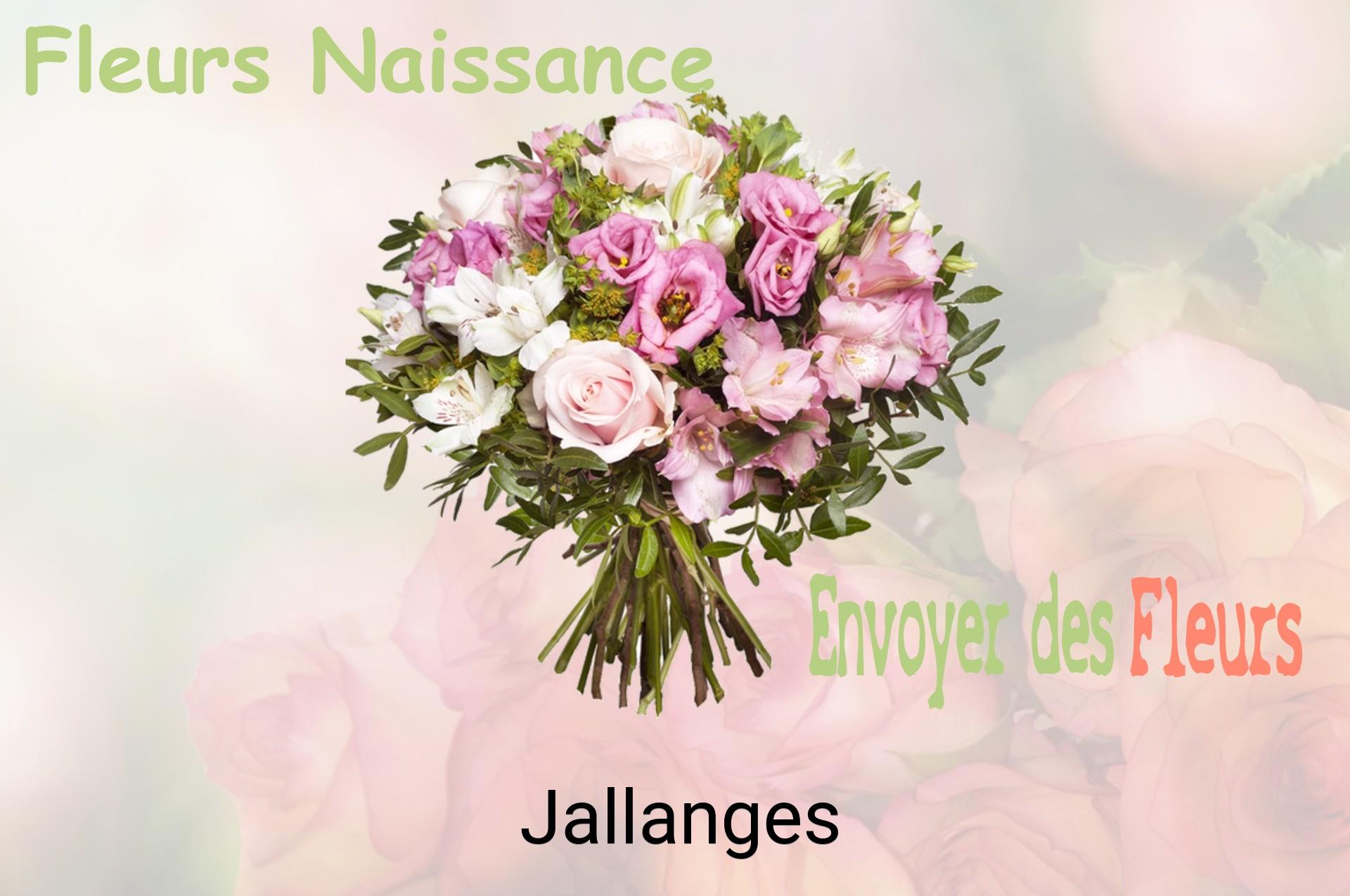 Bouquet de fleurs de naissance livré à Jallanges
